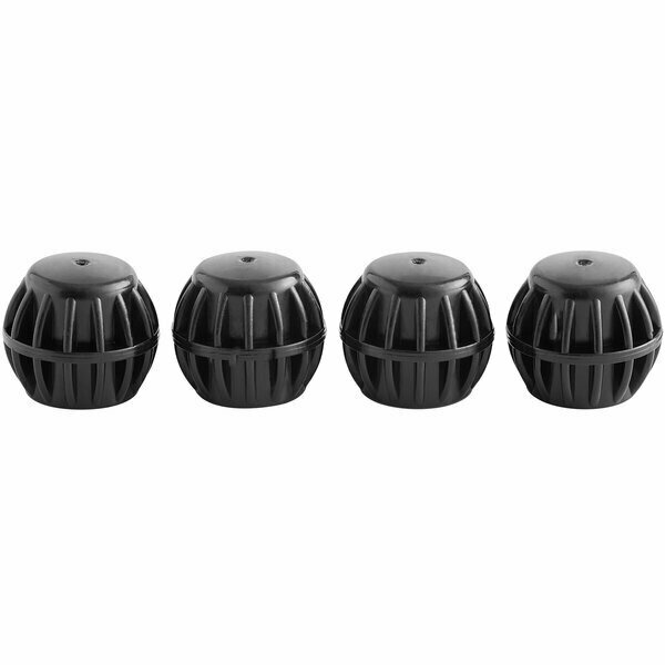 Lancaster Table & Seating Replacement Rubber Foot for Blow Molded Tables - 4/Pack, 4PK 384RUBERFT23